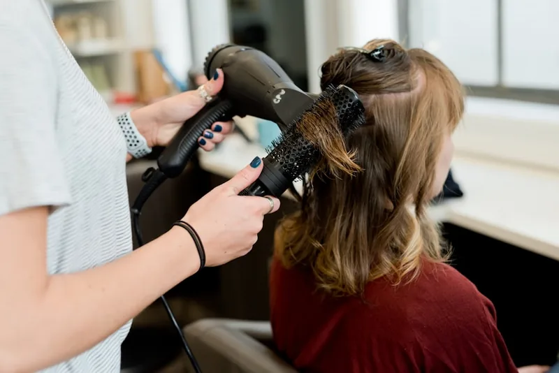 Hair coloring and highlights services